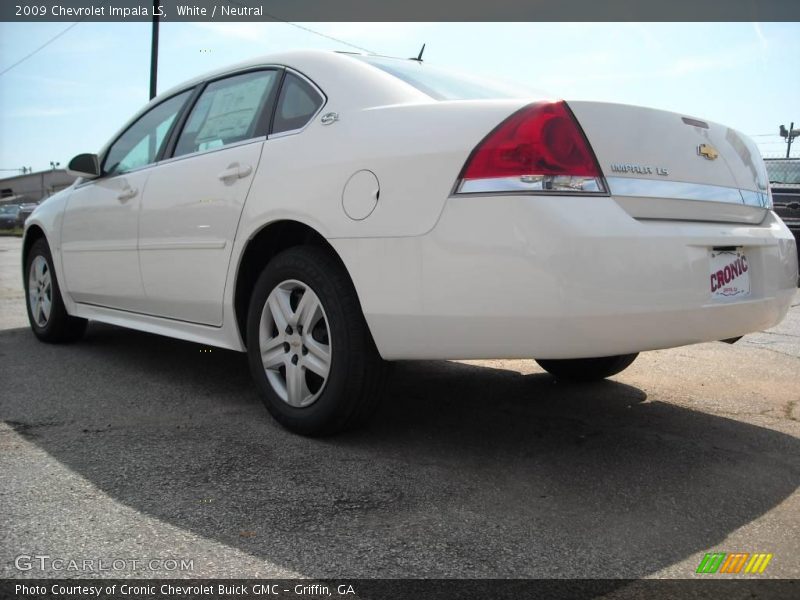 White / Neutral 2009 Chevrolet Impala LS