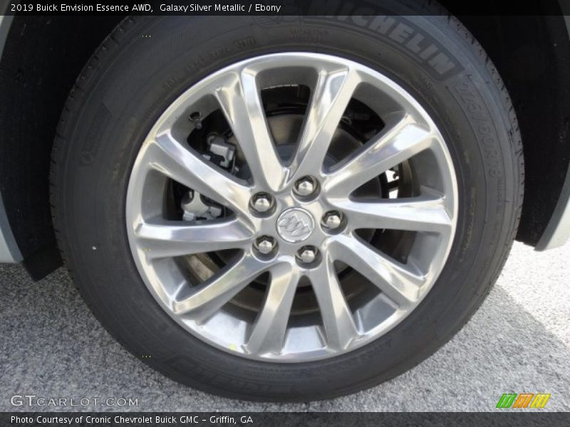 Galaxy Silver Metallic / Ebony 2019 Buick Envision Essence AWD