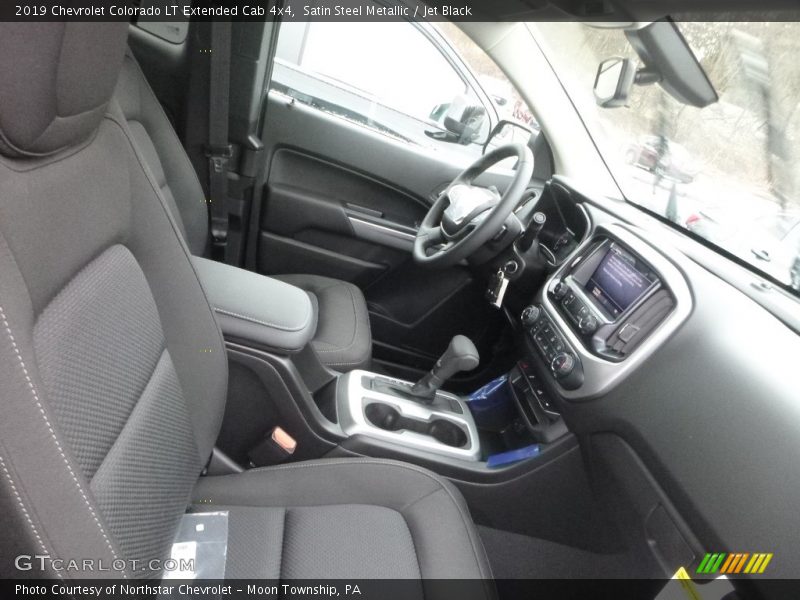 Satin Steel Metallic / Jet Black 2019 Chevrolet Colorado LT Extended Cab 4x4