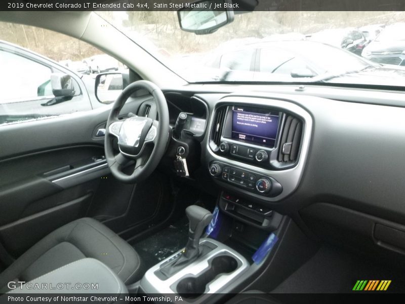 Satin Steel Metallic / Jet Black 2019 Chevrolet Colorado LT Extended Cab 4x4