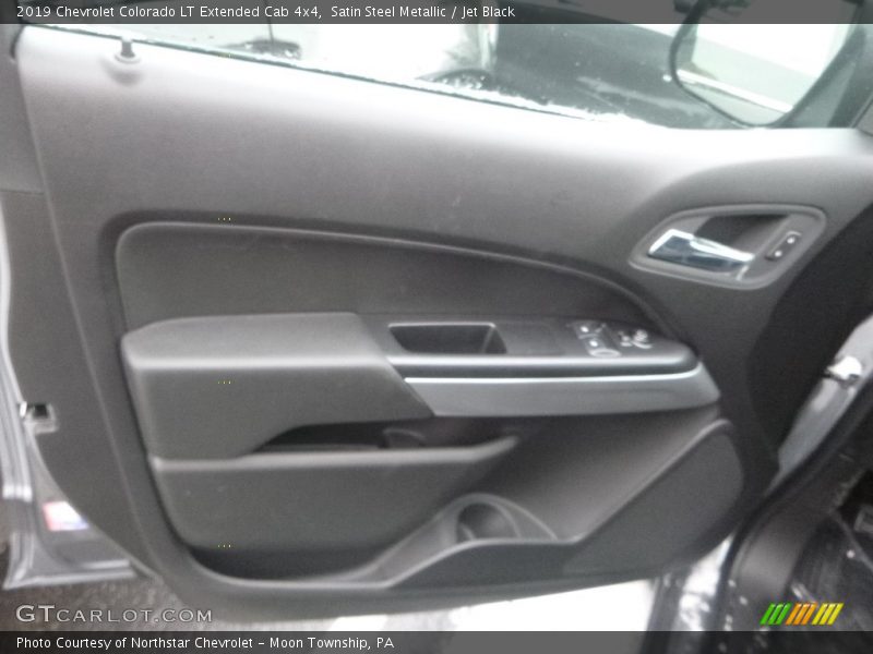 Satin Steel Metallic / Jet Black 2019 Chevrolet Colorado LT Extended Cab 4x4