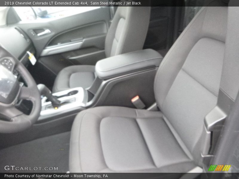 Satin Steel Metallic / Jet Black 2019 Chevrolet Colorado LT Extended Cab 4x4