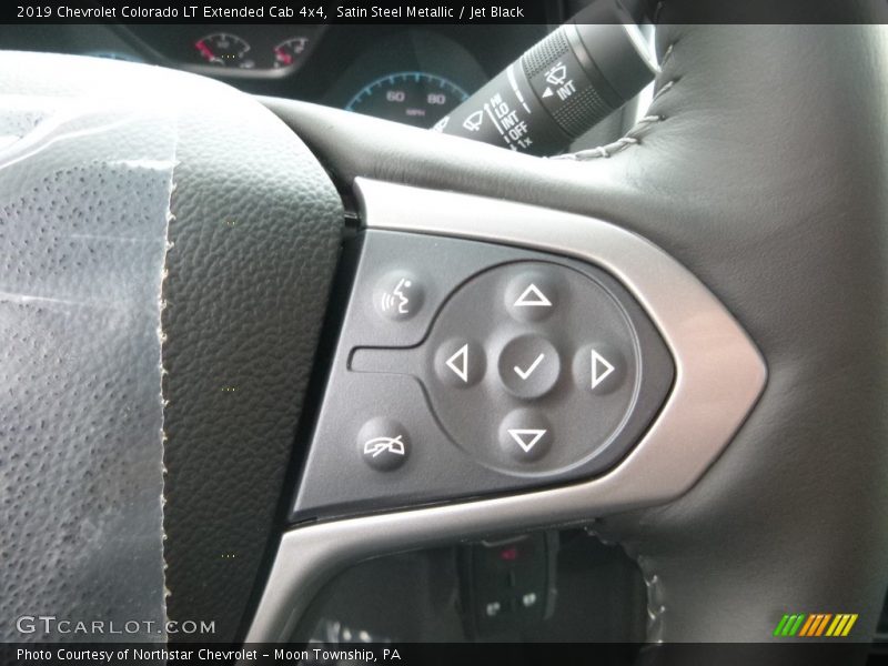 Satin Steel Metallic / Jet Black 2019 Chevrolet Colorado LT Extended Cab 4x4