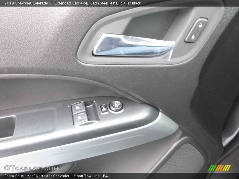 Satin Steel Metallic / Jet Black 2019 Chevrolet Colorado LT Extended Cab 4x4