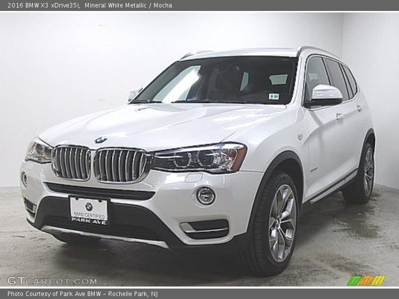 Mineral White Metallic / Mocha 2016 BMW X3 xDrive35i