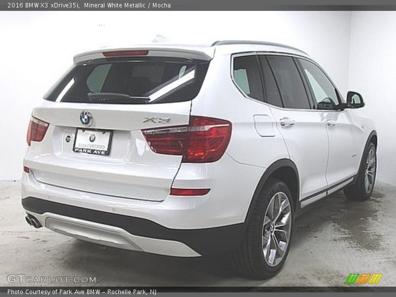 Mineral White Metallic / Mocha 2016 BMW X3 xDrive35i