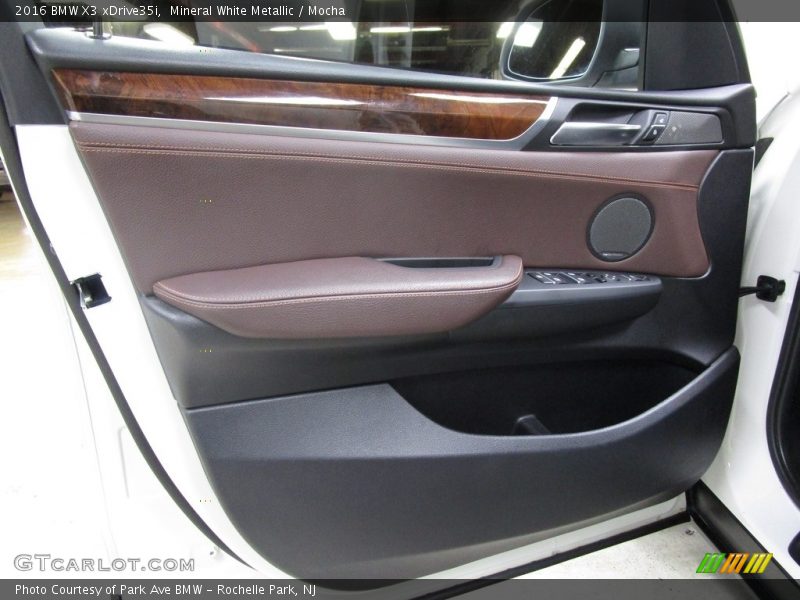 Mineral White Metallic / Mocha 2016 BMW X3 xDrive35i