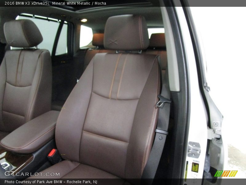 Mineral White Metallic / Mocha 2016 BMW X3 xDrive35i