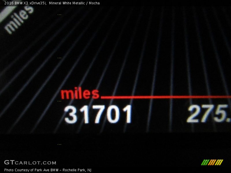Mineral White Metallic / Mocha 2016 BMW X3 xDrive35i