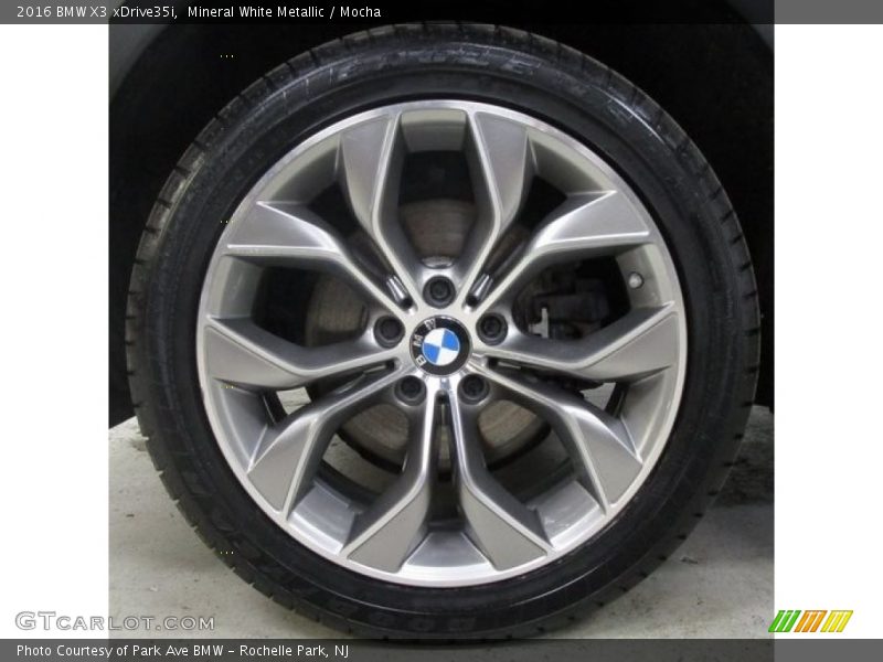Mineral White Metallic / Mocha 2016 BMW X3 xDrive35i