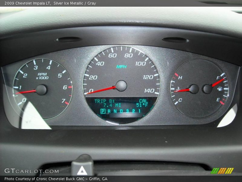 Silver Ice Metallic / Gray 2009 Chevrolet Impala LT
