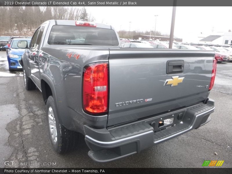 Satin Steel Metallic / Jet Black 2019 Chevrolet Colorado LT Extended Cab 4x4