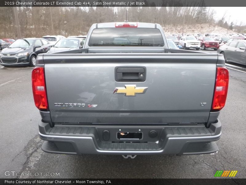 Satin Steel Metallic / Jet Black 2019 Chevrolet Colorado LT Extended Cab 4x4