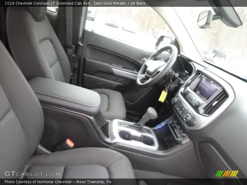 Satin Steel Metallic / Jet Black 2019 Chevrolet Colorado LT Extended Cab 4x4