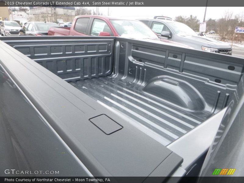 Satin Steel Metallic / Jet Black 2019 Chevrolet Colorado LT Extended Cab 4x4