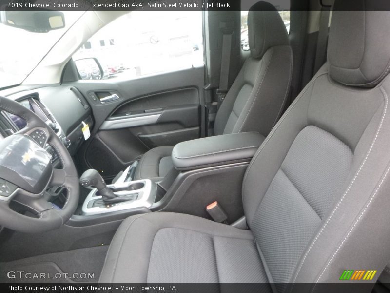 Satin Steel Metallic / Jet Black 2019 Chevrolet Colorado LT Extended Cab 4x4