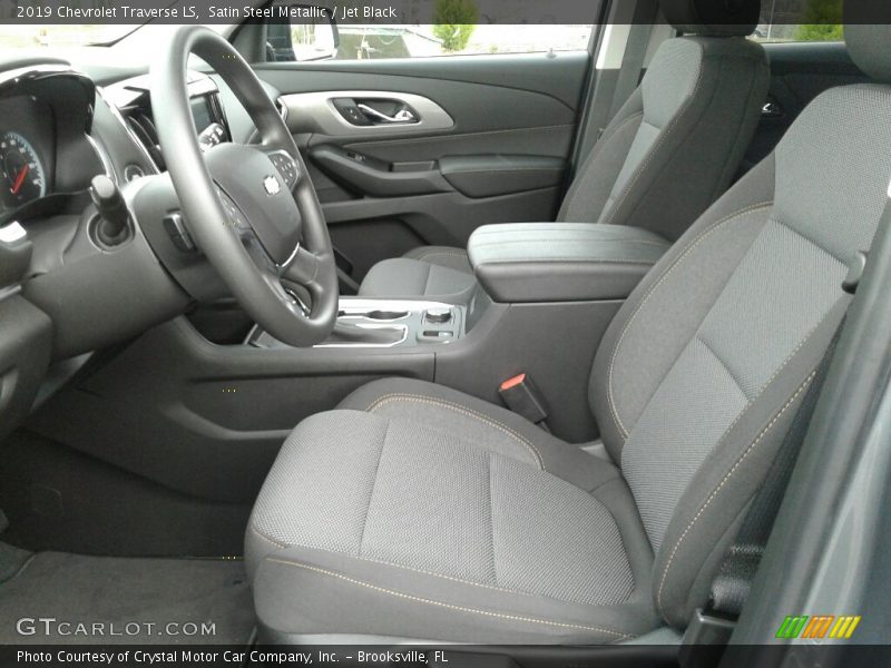 Satin Steel Metallic / Jet Black 2019 Chevrolet Traverse LS