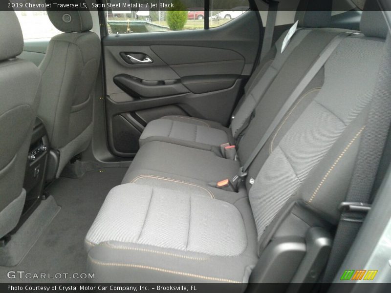 Satin Steel Metallic / Jet Black 2019 Chevrolet Traverse LS