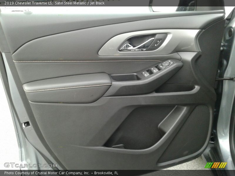 Satin Steel Metallic / Jet Black 2019 Chevrolet Traverse LS