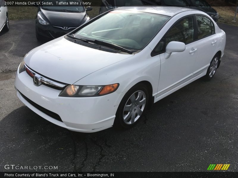 Taffeta White / Ivory 2007 Honda Civic LX Sedan