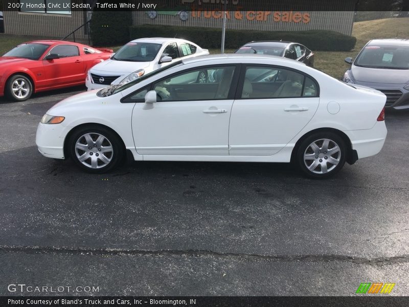 Taffeta White / Ivory 2007 Honda Civic LX Sedan
