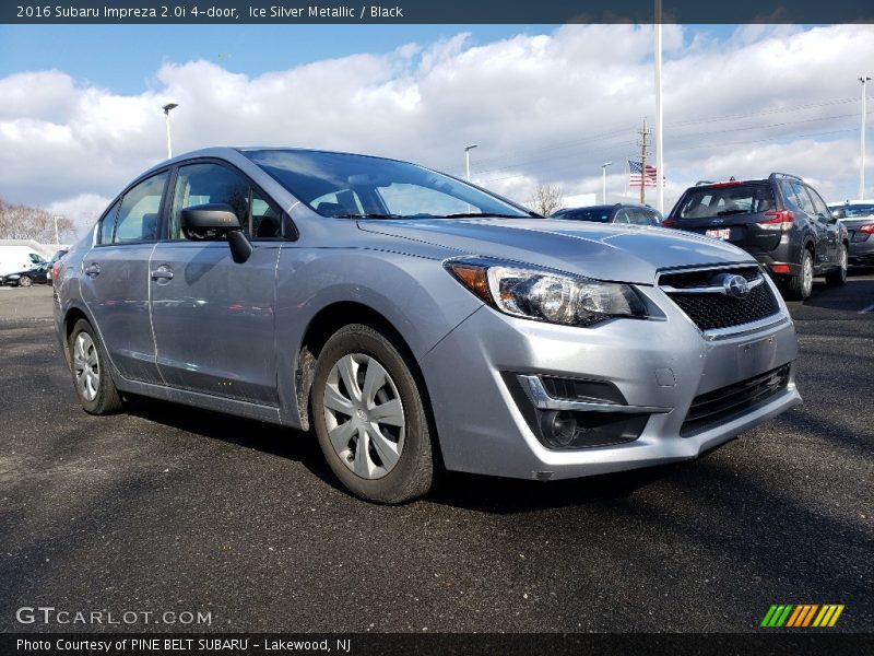 Ice Silver Metallic / Black 2016 Subaru Impreza 2.0i 4-door