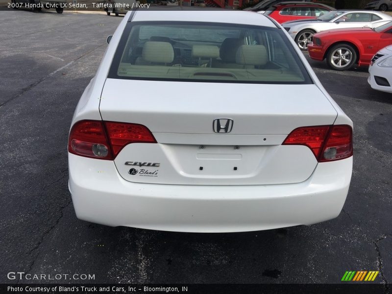 Taffeta White / Ivory 2007 Honda Civic LX Sedan