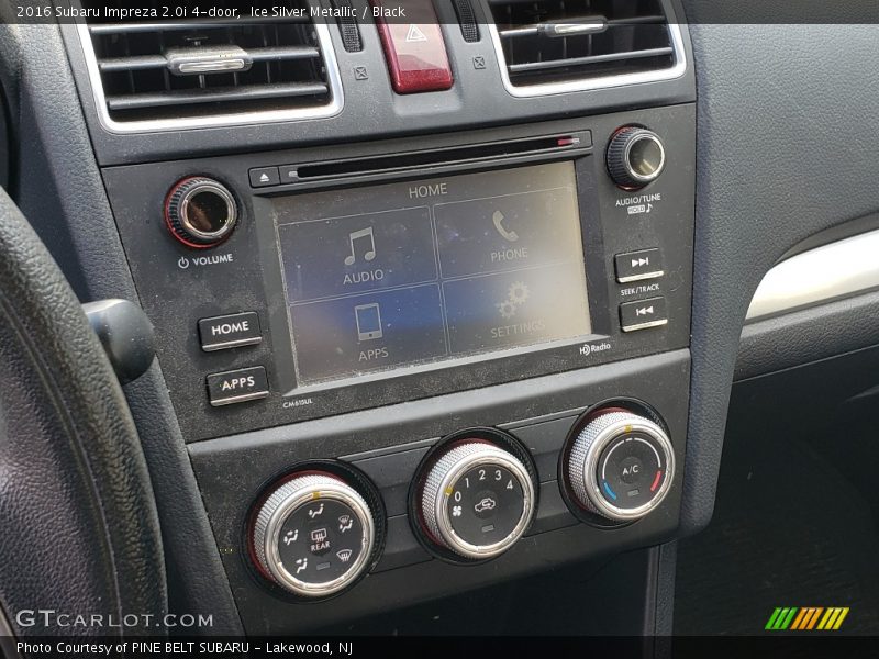 Ice Silver Metallic / Black 2016 Subaru Impreza 2.0i 4-door