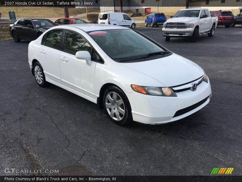 Taffeta White / Ivory 2007 Honda Civic LX Sedan
