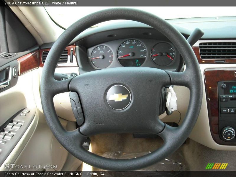 White / Neutral 2009 Chevrolet Impala LS