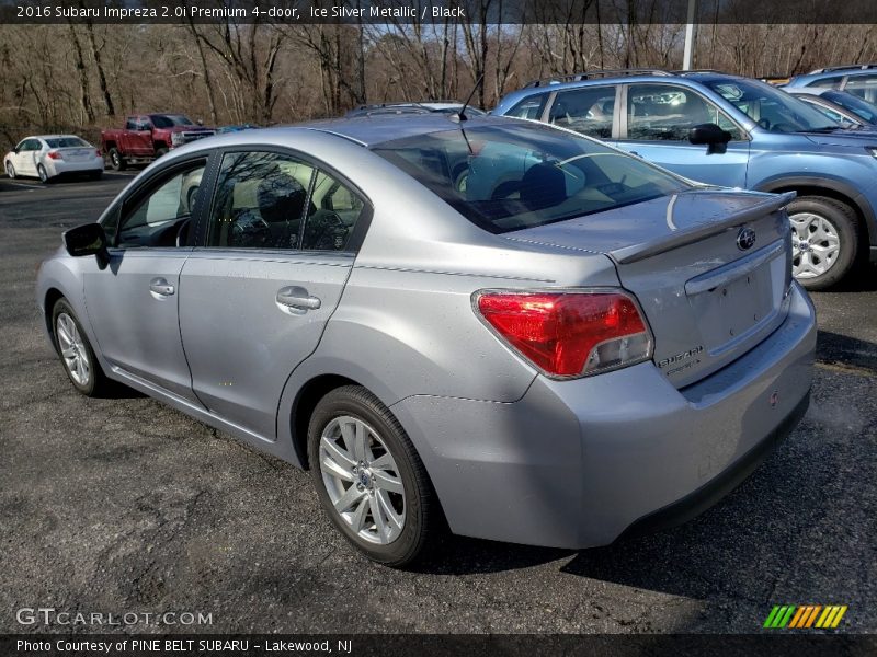 Ice Silver Metallic / Black 2016 Subaru Impreza 2.0i Premium 4-door