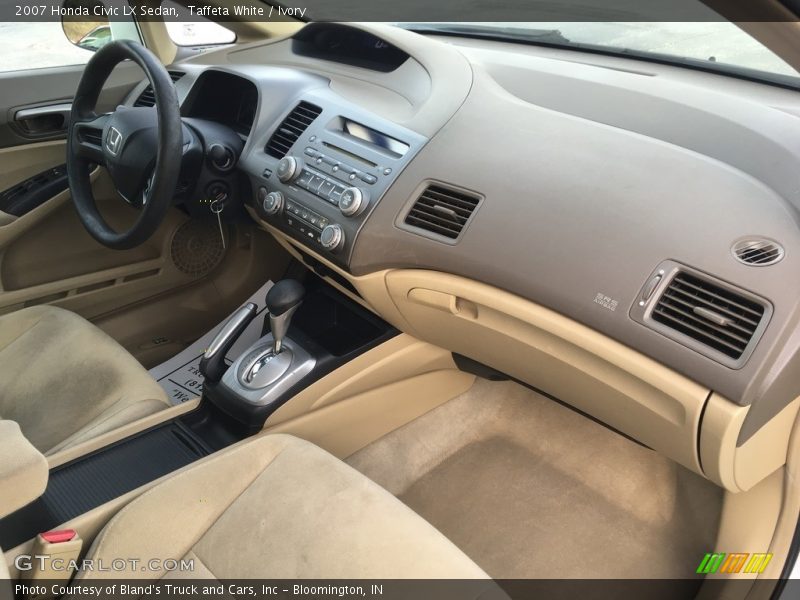 Taffeta White / Ivory 2007 Honda Civic LX Sedan