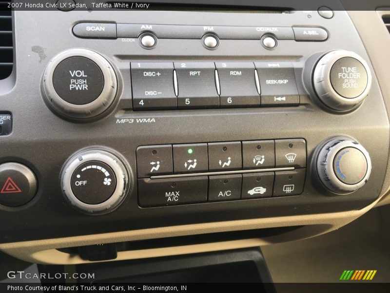 Taffeta White / Ivory 2007 Honda Civic LX Sedan