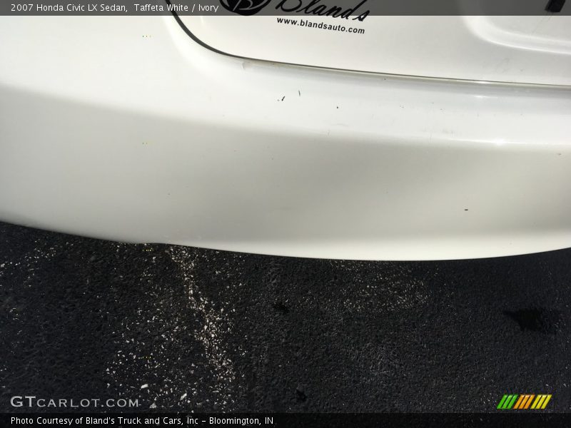 Taffeta White / Ivory 2007 Honda Civic LX Sedan
