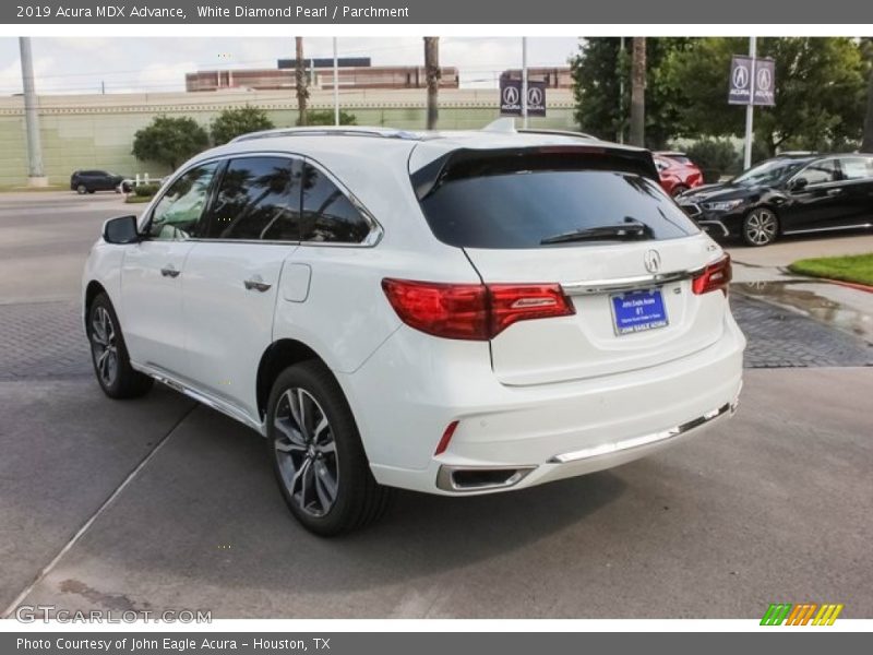 White Diamond Pearl / Parchment 2019 Acura MDX Advance