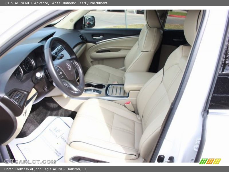 White Diamond Pearl / Parchment 2019 Acura MDX Advance