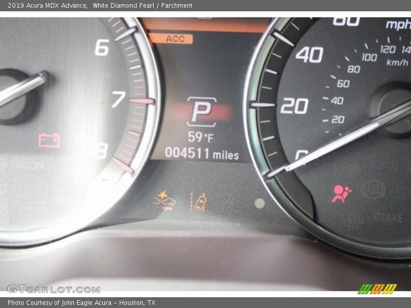 White Diamond Pearl / Parchment 2019 Acura MDX Advance