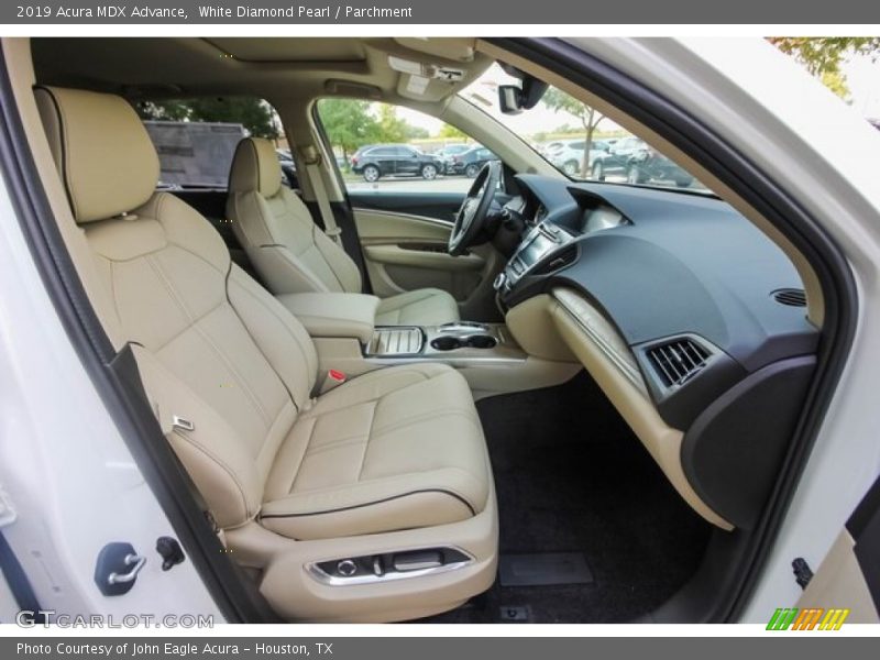 White Diamond Pearl / Parchment 2019 Acura MDX Advance