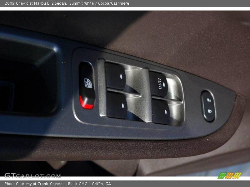 Summit White / Cocoa/Cashmere 2009 Chevrolet Malibu LTZ Sedan