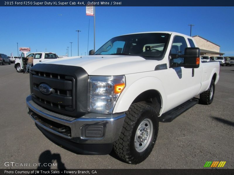 Oxford White / Steel 2015 Ford F250 Super Duty XL Super Cab 4x4