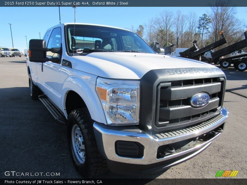 Oxford White / Steel 2015 Ford F250 Super Duty XL Super Cab 4x4