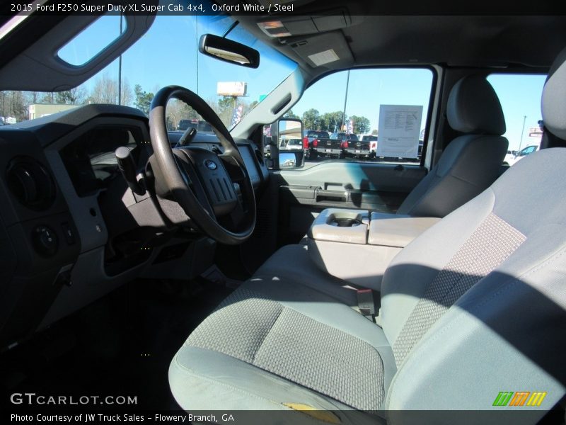 Oxford White / Steel 2015 Ford F250 Super Duty XL Super Cab 4x4