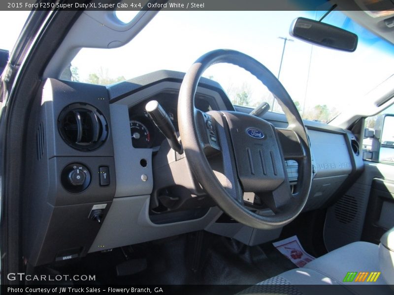 Oxford White / Steel 2015 Ford F250 Super Duty XL Super Cab 4x4