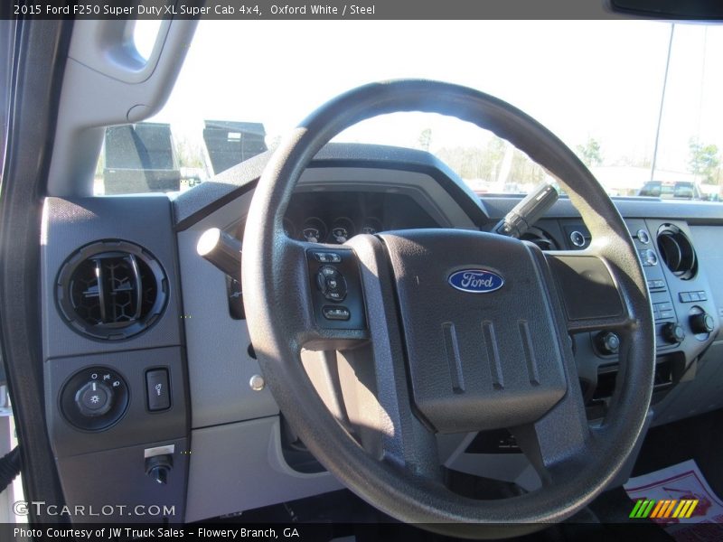 Oxford White / Steel 2015 Ford F250 Super Duty XL Super Cab 4x4