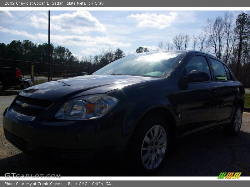 Slate Metallic / Gray 2009 Chevrolet Cobalt LT Sedan