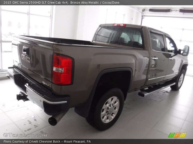 Bronze Alloy Metallic / Cocoa/Dune 2015 GMC Sierra 2500HD SLT Crew Cab 4x4