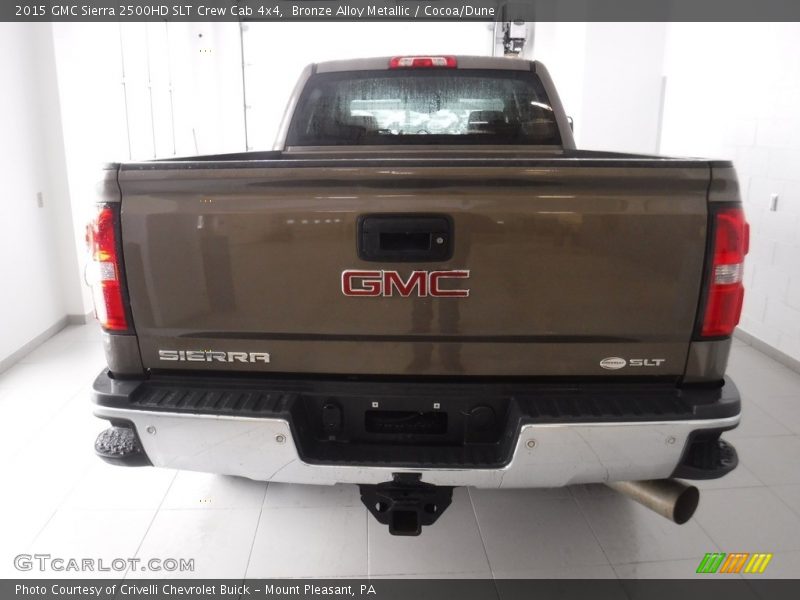 Bronze Alloy Metallic / Cocoa/Dune 2015 GMC Sierra 2500HD SLT Crew Cab 4x4