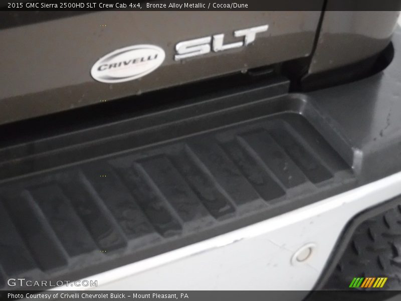 Bronze Alloy Metallic / Cocoa/Dune 2015 GMC Sierra 2500HD SLT Crew Cab 4x4