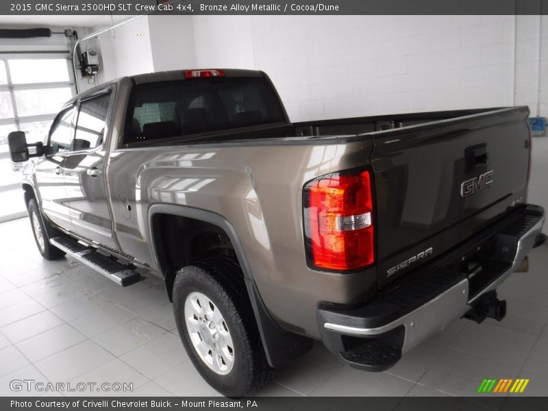 Bronze Alloy Metallic / Cocoa/Dune 2015 GMC Sierra 2500HD SLT Crew Cab 4x4