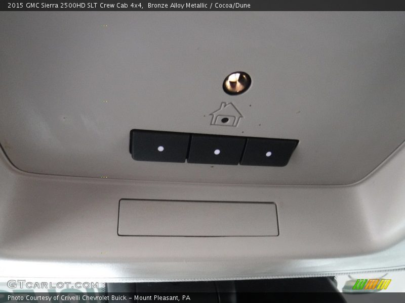 Bronze Alloy Metallic / Cocoa/Dune 2015 GMC Sierra 2500HD SLT Crew Cab 4x4